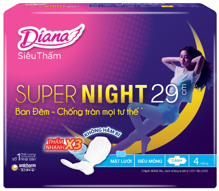 Diana Super Night Siêu Ban Đêm 29cm